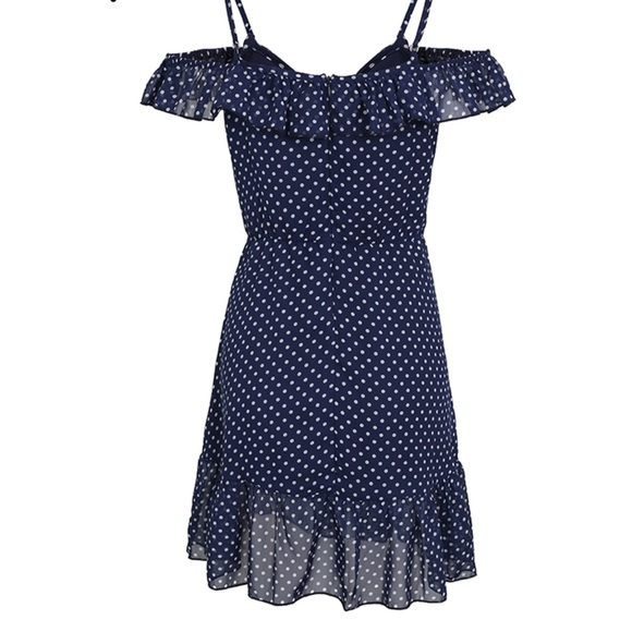 Polka-dots Mini Dress - Picture 2 of 4
